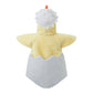 Beqeuewll Halloween Baby Costumes Infant Chicken Costume Hooded Bubble Romper Cute Baby Boy Girl Eggshell Cosplay Set(Eggshell,