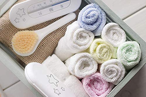 Jm Washcloths (8 Pack) Rayon From Bamboo | Soft Baby Washcloths, Newborn Essentials | 10X10 Inches Muslin Face Cloths | Baby Was
