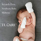 Tl Care Newborn Baby 100% Cotton Scratch Free Mittens, For Boys