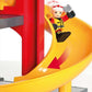 BRIO 33833 World Central Fire Station - Interactive Toy Set with Fire Truck and Accessories | Light and Sound Features | Compati