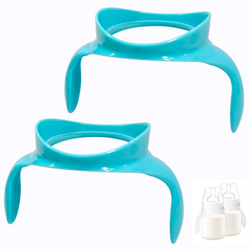 Compatible Bottle Handles For Philips Avent Anti-Colic Airfree Vent Baby Bottles, 2 Count (Blue)