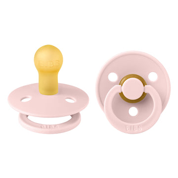 Bibs Pacifiers  Natural Rubber Baby Pacifier  Set Of 2 Bpa-Free Soothers  Made In Denmark  Blossom  Size 0-6 Months