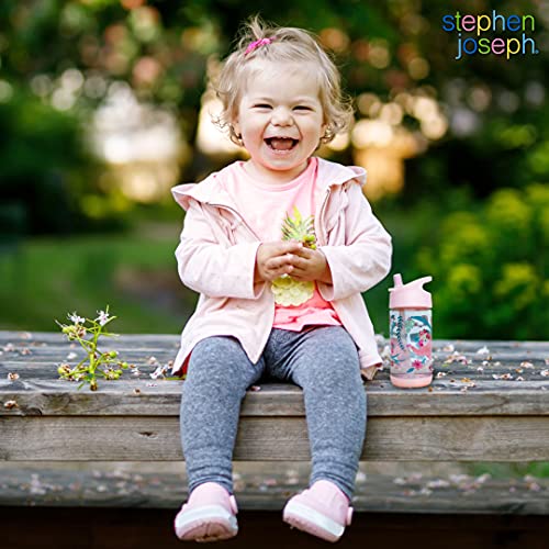 Stephen Joseph, Kids Flip Top Water Bottle, 10 Oz Tritan Bpa Free, Water Bottle For Girls & Boys, Back To School Flip Top Bottle