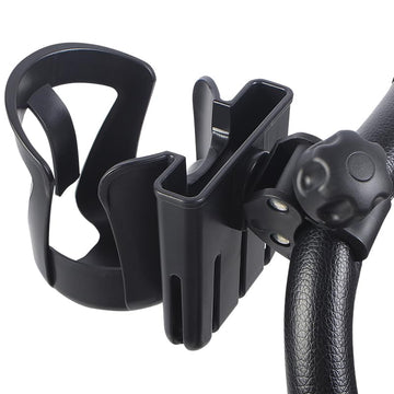 Universal Stroller Cup Holder With Phone Holder, Bike Cup Holder, Removable Bottle Holder 2-In-1 Cup Phone Holder For Baby Strol