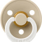 Bibs Colour Glow In The Dark Baby Pacifier  Natural Rubber, Round & Soft Nipple, Gentle Shield Prevents Skin Irritation & Moist