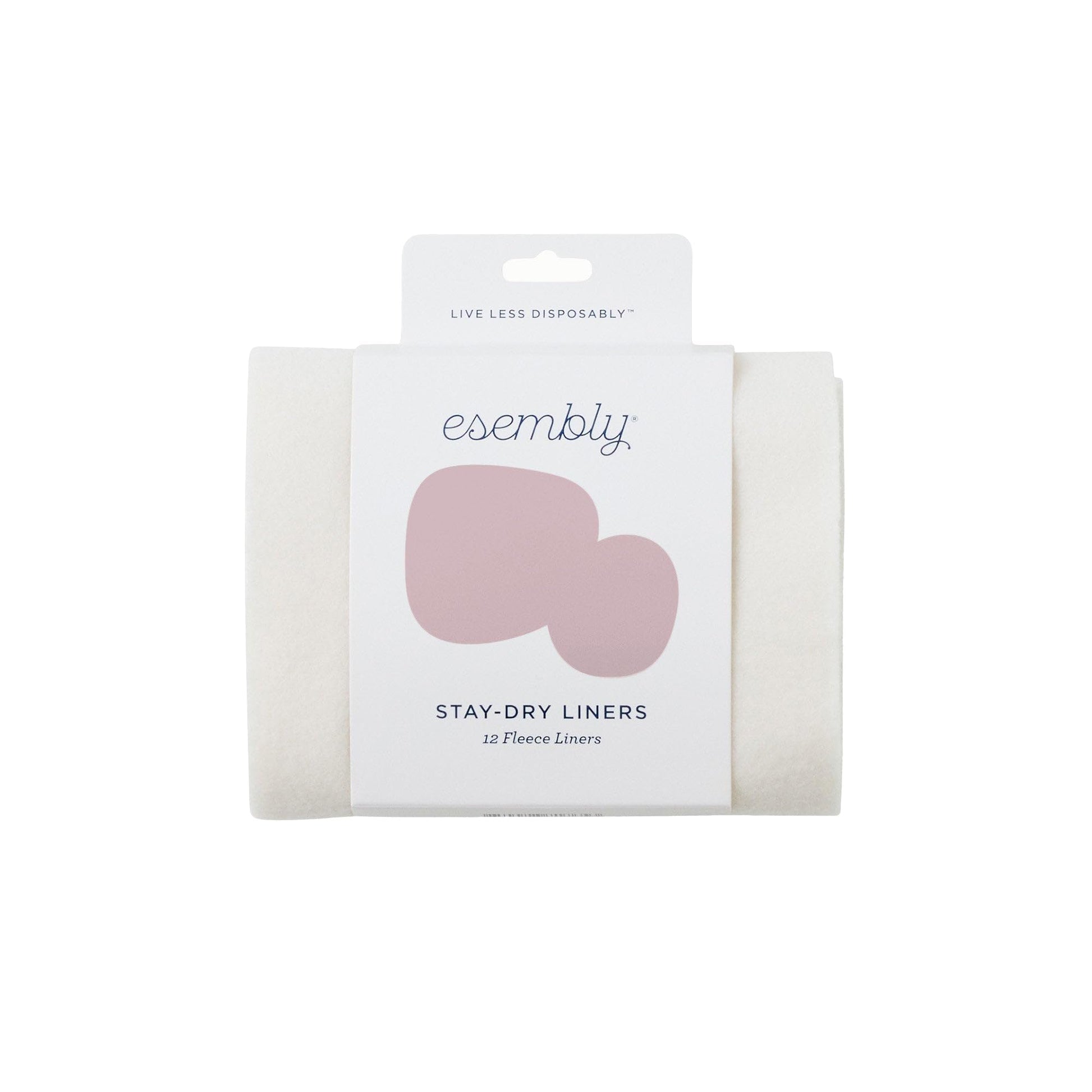 Esembly Cloth Diaper Stay-Dry Fleece Diaper Liner, Moisture-Wicking, Keeps Baby Dry, Prevents Staining, Protects Diaper, Easier 