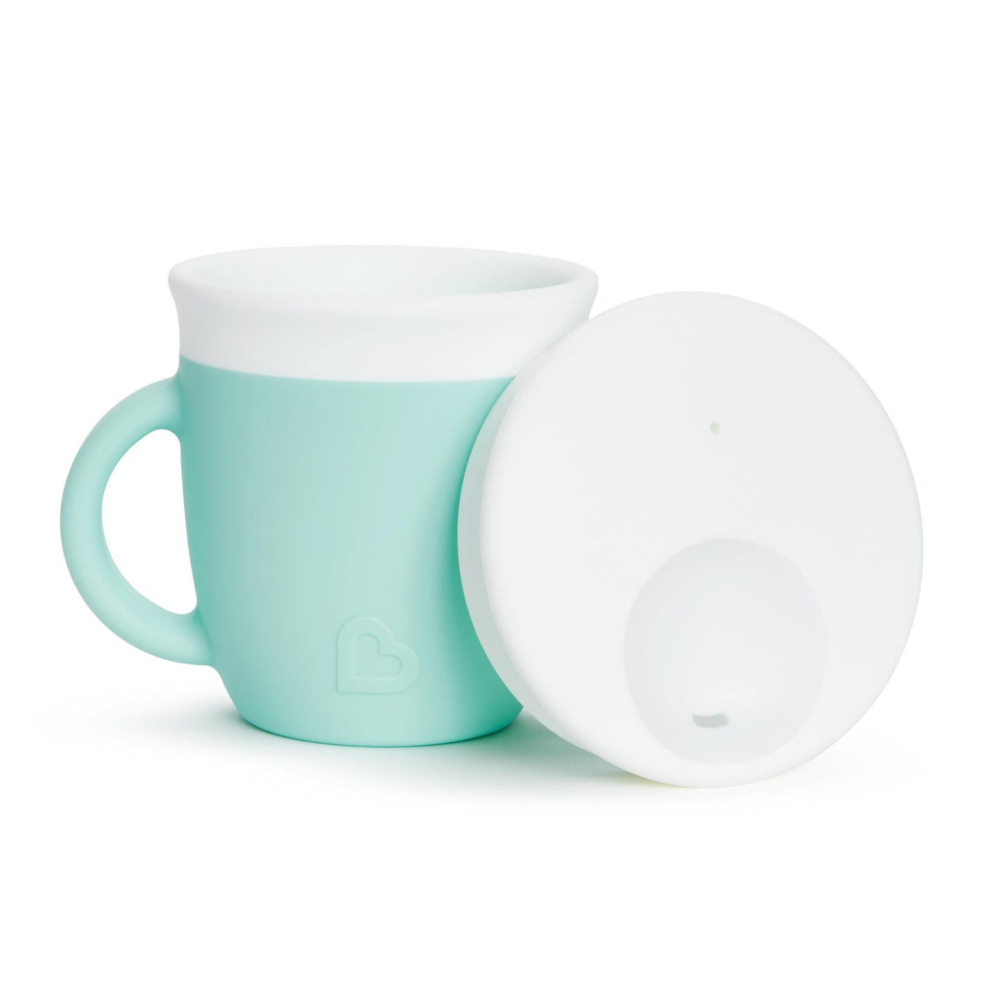 Munchkin Cest Silicone! Training Sippy Cup With Lid For Babies And Toddlers, 6 Oz, Mint