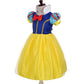 Dressy Daisy Toddler Little Girls' Princess Costume With Accessories Fancy Dresses Up Halloween Party With Gold Threads Size 4T