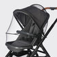 Baby Stroller Mosquito Net Universal Breathable Stroller Canopy Cover With Mosquito Netting For Infant Toddler Pushchair (Black)