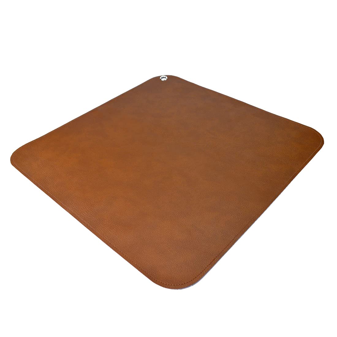 Linkidea Vegan Leather Splat Mat, 39 x 39 Reusable Waterproof Floor Protector Mat, Under High Chair Floor Mat for Dining Are