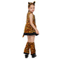 Eraspooky Little Tiger Costume Kids Halloween Animal Costume Big Cat Outfit For Girls