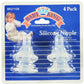 Baby King 4-Pack Silicone Nipples - One Color, One Size