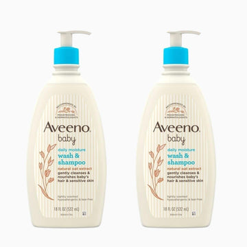 Aveeno Baby Baby Wash & Shampoo - Lightly Scented - 18 Oz - 2 Pk