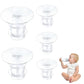 Snowie Soft 5Pcs Breast Pump Accessories For Breast Pump, Flange Inserts Suit For Medela, Spectra 24Mm Shields/Flanges, Breast S