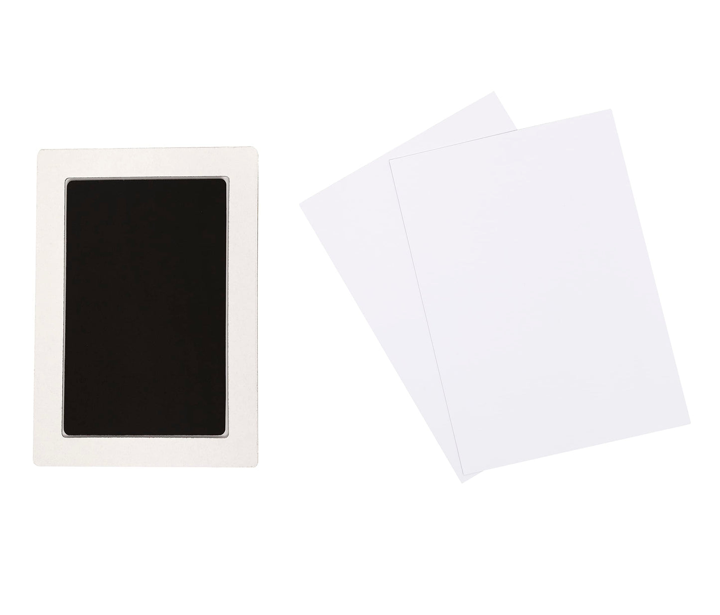 Pearhead Clean-Touch Baby Ink Pad, Black Ink, No Mess Baby Safe Ink Pad, Diy Baby Handprint And Footprint Keepsake, Medium/Large