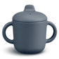 Catii Sippy Cups for Baby 6 Months+,Silicone Sippy Cups Leak Proof 5oz,Microwavable Sippy Cups for 1+ year old (Gray)