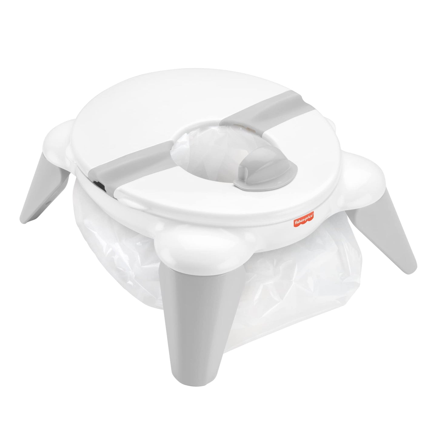 Fisher-Price Baby 2-In-1 Travel Potty - Portable Infant To Toddler Potty Training Toilet And Removable Potty Ring For Travel