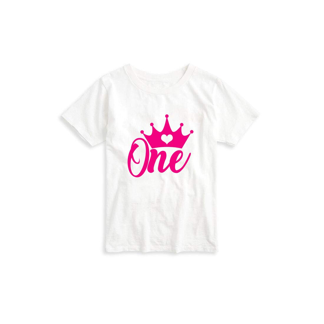 RAINBOWTEES Baby Boys & Baby Girls TShirt (Rainbowtees Birthday Celebration Babys_White)