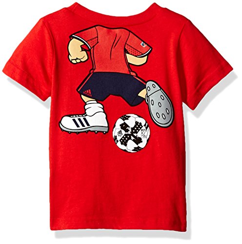 Mls Chicago Fire Boys Dream Job Soccer Player Short Sleeve Tee, 18 Months, Red