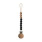 mushie 100% Silicone Baby Pacifier Clip BPA Free | Eva (Black)