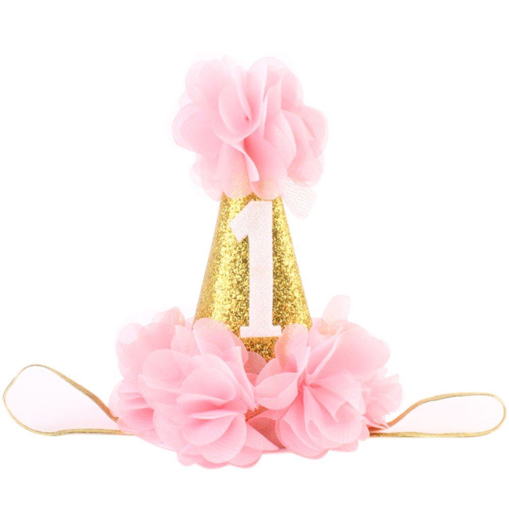 Golden Swallow 1St Birthday Headband Baby First Birthday Hat Party Wear