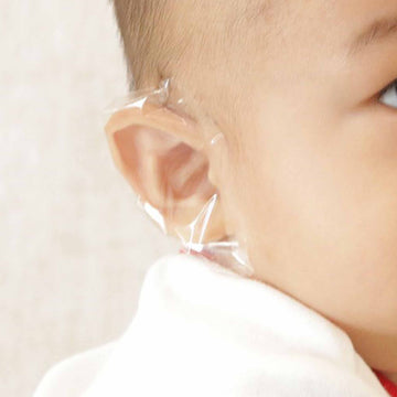 Uouyoo 100 Pcs Baby Shower Ear Covers For Newborn,Disposable Ear Protectors Waterproof Ear Covers,Disposable Ear Protectors Wate