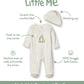 Little Me Clothes For Baby Boys' 2-Piece 100% Cotton Sailboat Footie Sleeper And Cap Set, 6 Months