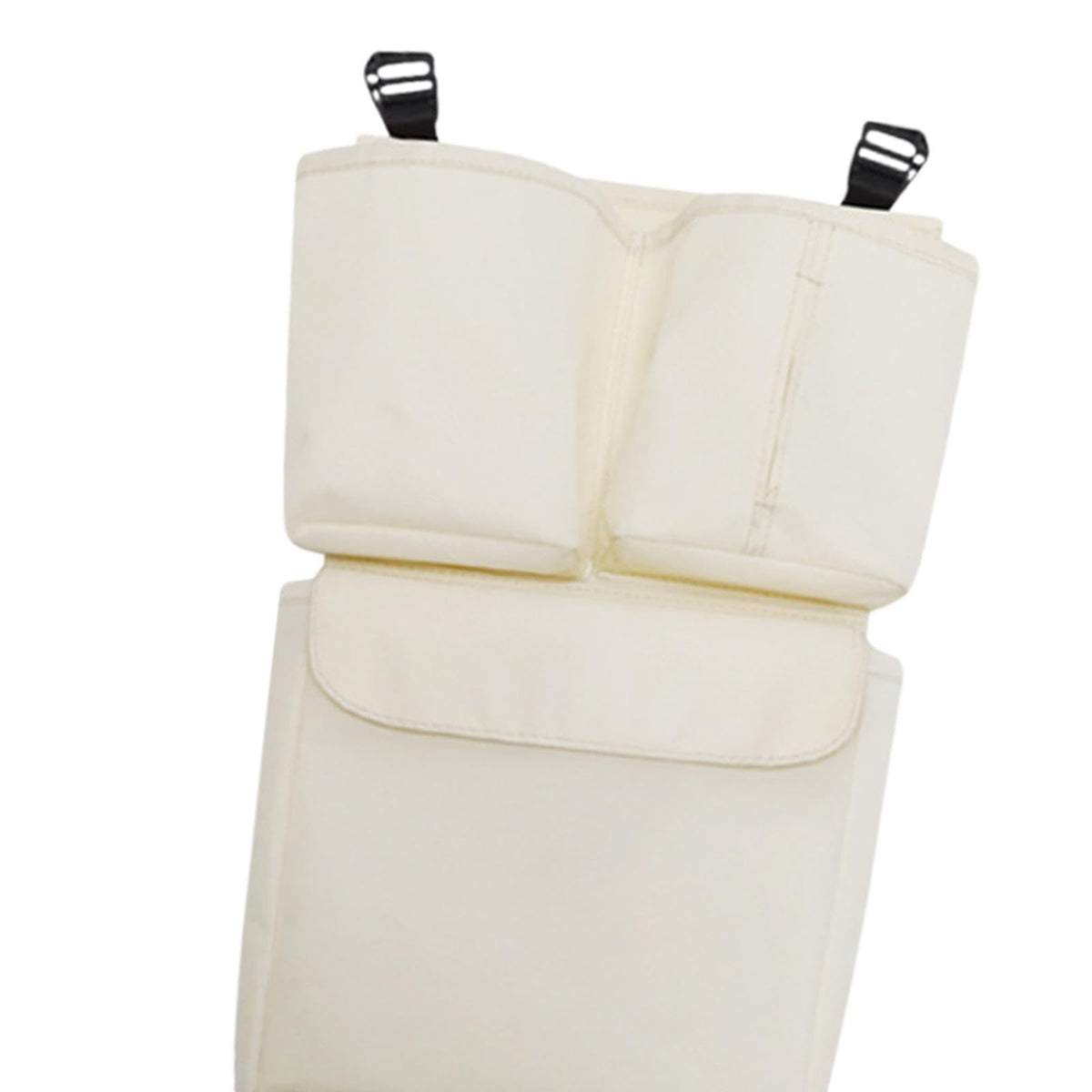 SNAPPSY Stroller Hanging Bag Diaper Bag Stroller Organizer Bag for Nappy Bottle Toys Beige