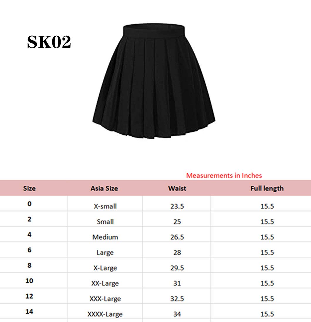 Beautifulfashionlife Girl'S Dress Up Cosplay Costumes High Waist School Skirts,Light Blue