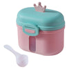 ATORSE Baby Formula Dispenser Snack Storage LeakProof Milk Powder Box for Infant Pink Small