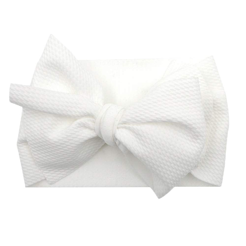 Gezisan Baby Headbands Nylon Bow Baby Turban Knotted Headwrap Hair Accessories For Baby Girls Newborn Infant Toddlers Kids