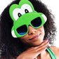 Sun-Staches Nintendo Yoshi Official Sunglasses, Uv400 Costume Accessory, Mask, Dress Up, One Size Fits Most