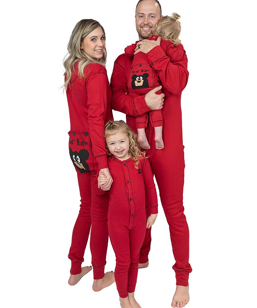 Lazy One Flapjacks, Matching Pajamas For The Dog, Baby  Kids, Teens, And Adults (Bear Bum, X-Small)