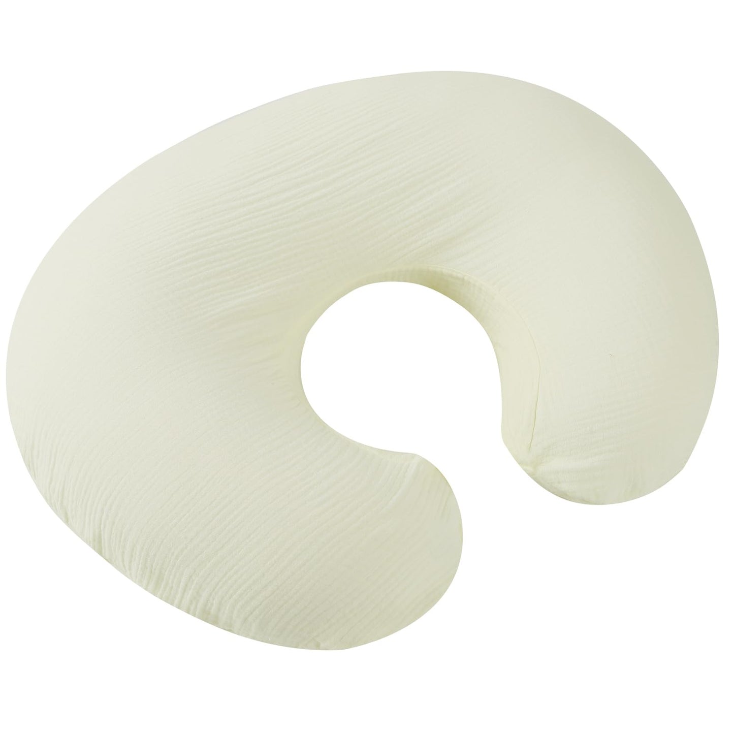 Muslin Nursing Pillow Cover Soft 100% Cotton Feeding Pillow Slipcover Fits Standard Infant Nursing Pillow Or Positioner For Baby
