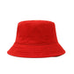 Adorazone KidS Cotton Bucket Hat For Travel, Beach And Sun Protection (Age: 510 Years) (Red)