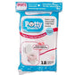 Potty Shields Toilet Seat Covers Disposable (12 Pack, Sports) - Xl Waterproof Toilet Cover For Toddlers, Kids & Adults - Portabl
