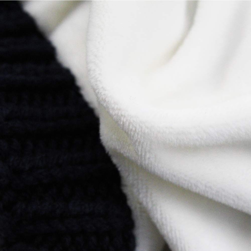 Baby Beanie Earflaps Hat - Infant Toddler Girls Boys Soft Warm Knit Hat Kids Winter Hat With Fleece Lining (Grey,L)