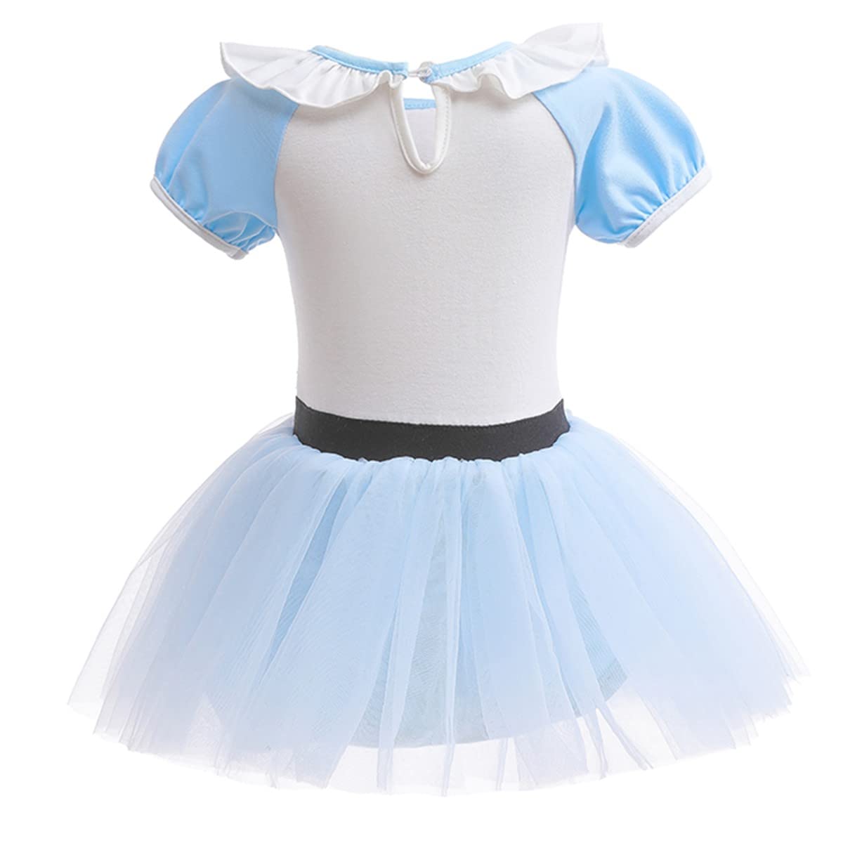 Fmyfwy Baby Girls Alice In Wonderland Princess Costume Halloween Christmas Birthday Party Romper Tutu Dress W/Headband 70