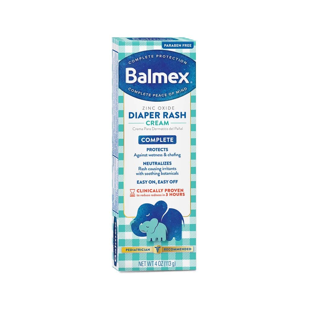 Balmex Zinc Oxide Diaper Rash Cream 4 Oz. (Case Of 6)