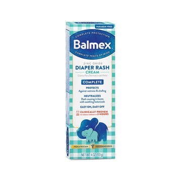 Balmex Zinc Oxide Diaper Rash Cream 4 Oz. (Case Of 6)