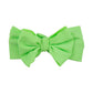 RuffleButts Girls Swim Bow Headband - Neon Honeydew, One Size