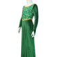 Chahouk Girl'S Costume Green Dress For Age 3 To 14 Princess Gown Halloween Birthday Party Outfit Long Sleeve
