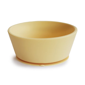 Mushie Silicone Suction Bowl | Bpa-Free Non-Slip Design (Daffodil)