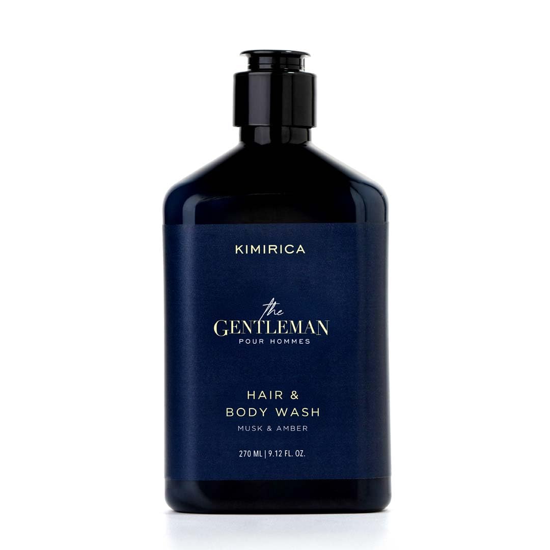 Kimirica The Gentleman Niacinamide Hair & Body Wash 270Ml|Enriched With HighPerformance And Restorative Blend Of Vetiver, Patc
