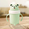 Apex Sipper Baby Cup Training Cup with Handles, Cute Bear Design, Green