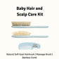Funfushka Wooden Baby Hair Brush And Comb Set For Newborns - Baby Soft Goat Bristle & Comb For Gentle Scalp Care - Perfect Regis