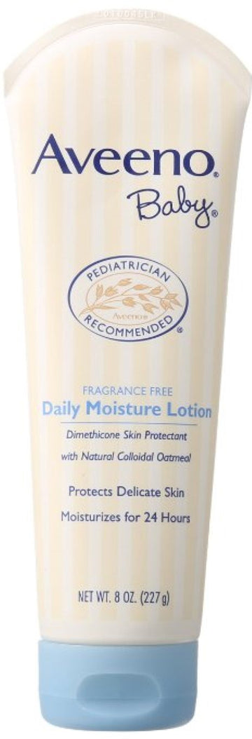 Aveeno Baby Fragrance Free Daily Moisture Lotion 8 Oz (Pack Of 3)