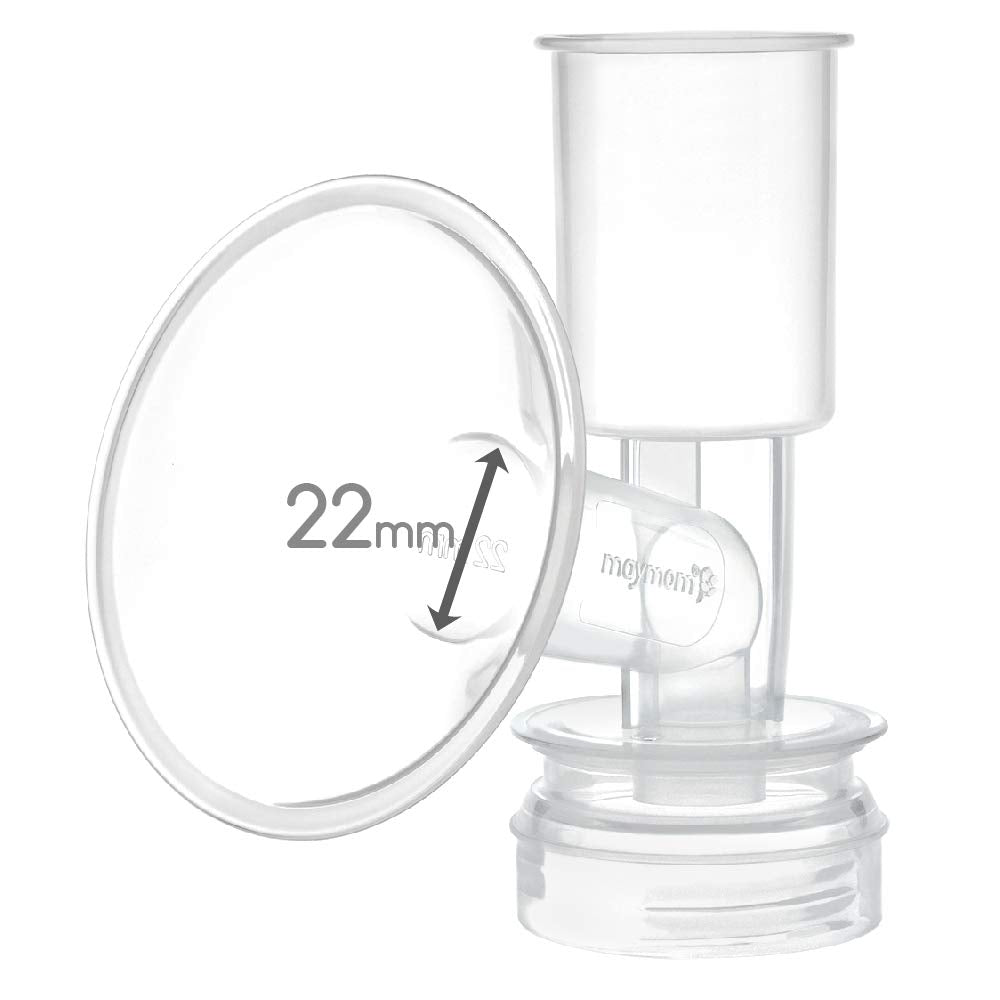 Maymom Breast Shield Flange Compatible With Ameda Breast Pumps (22 Mm, Small, 1- WBCBBB01ELHI0L8