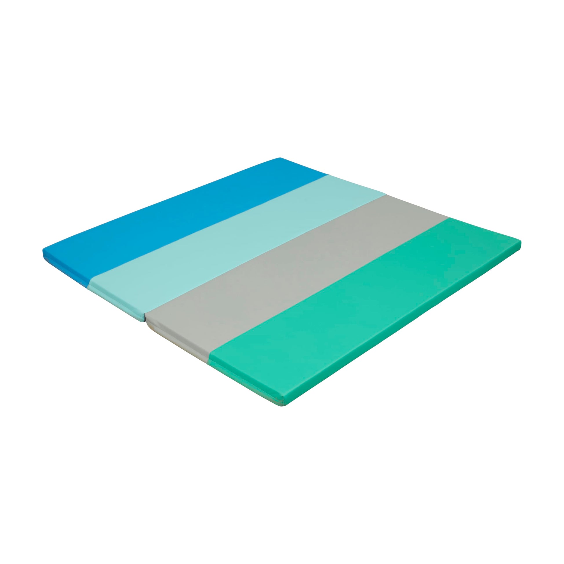 Ecr4Kids Softzone 4-Section Rainbow Runway Activity Mat, Folding Playmat, Contemporary