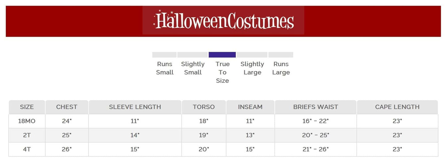 Fun Costumes Toddler Classic Superman Costume, Red & Blue Superhero Suit & Red Cape For Movie Hero Comic Cosplay & Halloween 4T